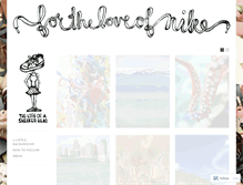 Tablet Screenshot of fortheloveofnike.com